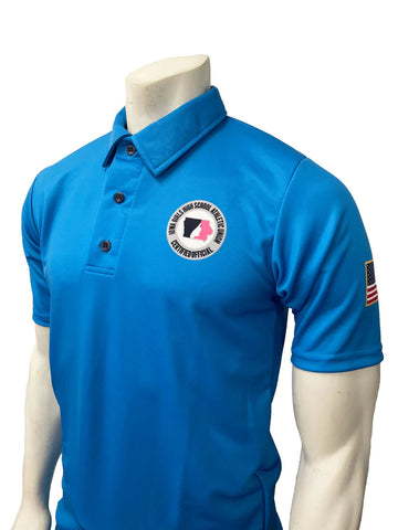 USA400IGU-BB- 4124 - Smitty "Made in USA" - IGHSAU Men's Short Sleeve "BRIGHT BLUE" Volleyball Shirt