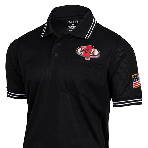 USA300MS-BLK-30278 SMITTY MISSISSIPPI BLACK UMPIRE SHORT SLEEVE SHIRT