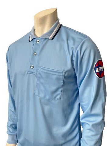 USA301TN-PB- 30197 - Smitty "Made in USA" TSSAA Softball Long Sleeve Powder Blue Umpire Shirt