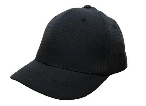 HT314BLK - Smitty - 4 Stitch Performance Flex Fit Umpire Hat -