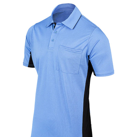 BBS314 Sky Blue-30286 - MLB REPLICA UMPIRE SHIRT
