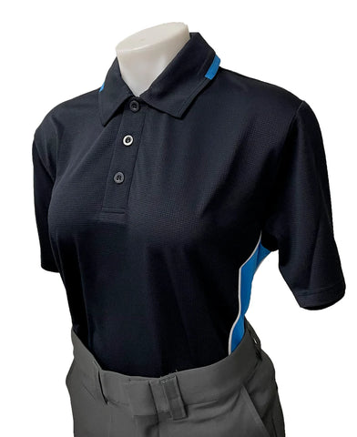 FS-BBS346 MNY/BB- Women's "BODY FLEX" Smitty "NCAA SOFTBALL" Style Short Sleeve Umpire Shirts