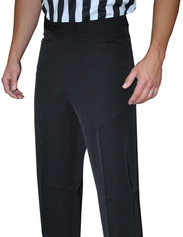 BKS280-20230-Smitty 4-Way Stretch Black Flat Front Pants w/ Western Cut Pockets Regular price