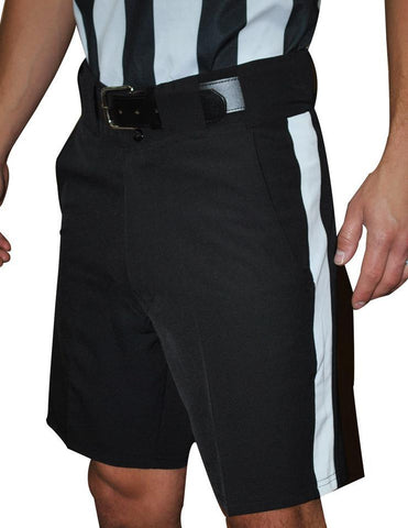 FBS180-Smitty Knit Polyester Football Shorts  1 1/4" White Stripe