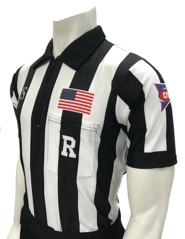 USA115CFO 'B'-10251 - Smitty "Made in USA Dye-Sublimated" - CFO Football Short Sleeve Shirt