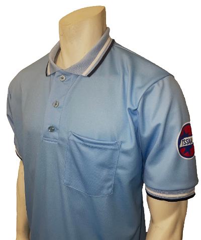 USA300TN-PB-30237 - Smitty "Made in USA" TSSAA Softball Short Sleeve Powder Blue Umpire Shirt