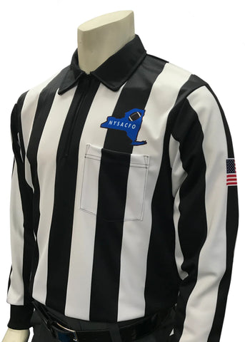 USA110NY-10269 - Smitty "Made in USA" - Football Long Sleeve Shirt w/ Logo Over Pocket