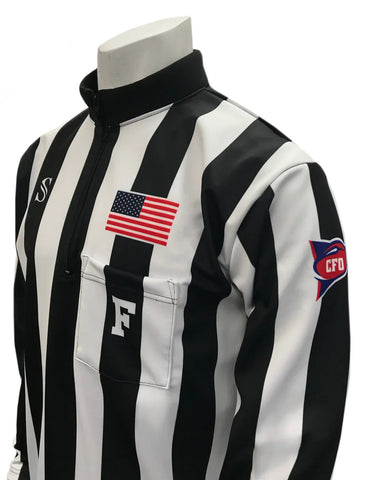 USA729CFO-10273 - NEW STYLE - Smitty "Made in USA Dye-Sublimated" - Dye Sub CFO "Rainy" Weather Football Shirt