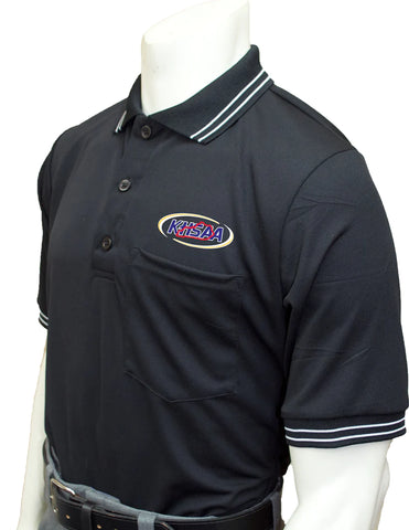 USA300KY BLK-30211 - Smitty "Made in USA" - Baseball Men's Short Sleeve Shirt Black