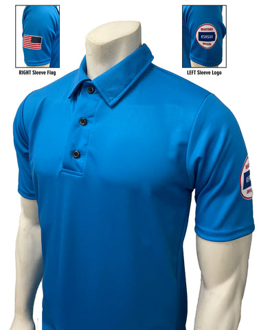 USA400KS-BB-WF - 4120 - Smitty "Made in USA" - BRIGHT BLUE - Volleyball Men's Short Sleeve Shirt