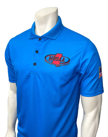 USA480MS-BB-4093 - Smitty "Made in USA" - Mississippi Volleyball "BRIGHT BLUE" Short Sleeve Shirt