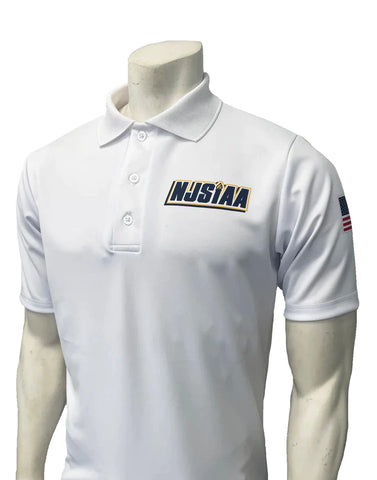 USA400NJ-WHT-4116- Smitty "Made in USA" - NJSIAA Men's Volleyball/Swimming Short Sleeve Shirt