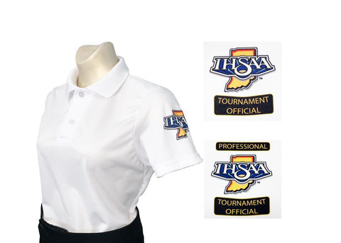 USA402IN - 4087 - Smitty "Made in USA" - IHSAA Women's Short Sleeve WHITE Volleyball and Swimming Shirt