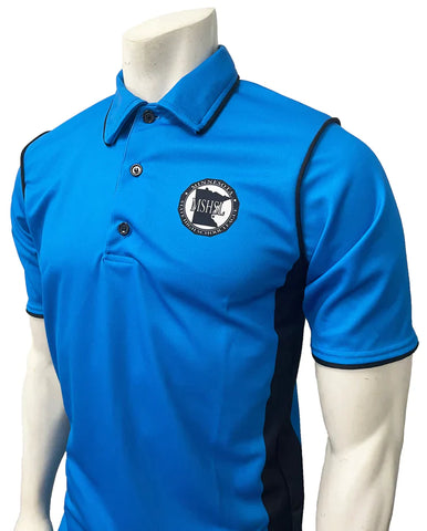 USA407MN-BB-4110 - NEW Smitty "Made in USA" - Volleyball Men's BRIGHT BLUE Short Sleeve Shirt