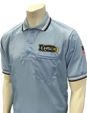 USA300LA-30222 - Smitty "Made in USA" - Short Sleeve Baseball Shirt Powder Blue