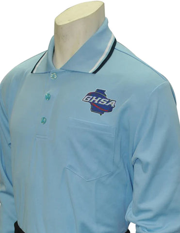 USA301GA - 30171 - Smitty "Made in USA" - Long Sleeve Baseball Shirt Powder Blue