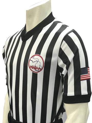 USA200MI-607 - 20181 - Smitty "Made in USA" - "BODY FLEX" Basketball Men's Short Sleeve Shirt