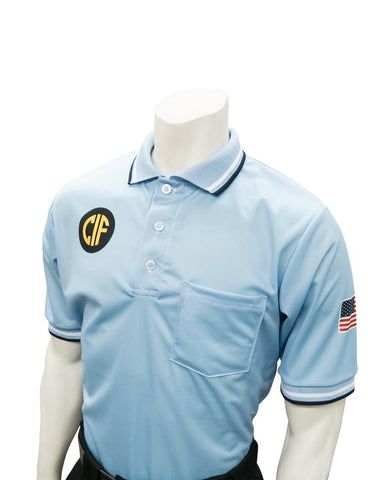 USA300CA - 30044 - Smitty "Made in USA" - Short Sleeve Baseball Shirt Powder Blue