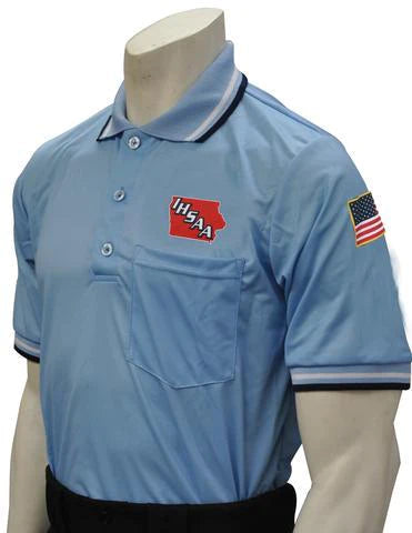 USA300IA - 30165 - Smitty "Made in USA" - Short Sleeve Ump Shirt Powder Blue
