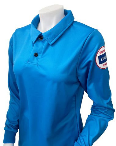USA403KS-BB - 4044 - Smitty "Made in USA" - BRIGHT BLUE - Volleyball Women's Long Sleeve Shirt