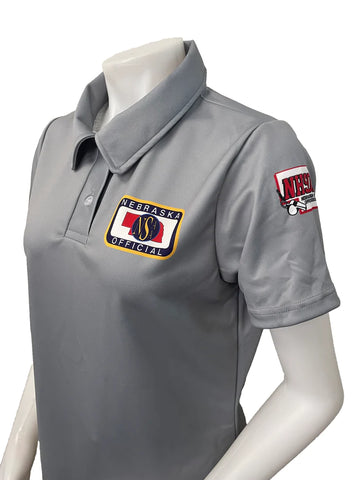 USA402NE-NHS-GRY - 4051 - Smitty "Made in USA" - Volleyball Women's GREY Short Sleeve Shirt